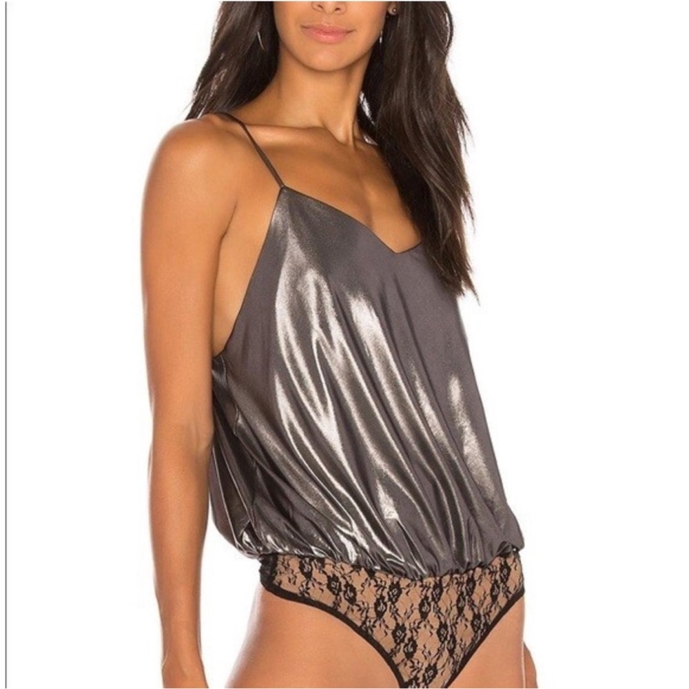 Intimately Free People Foil Babes Metallic Bodysuit - Picture 3 of 8